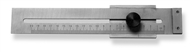 Streichma� 500mm, mattverchr.,mm-Teilung